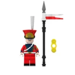 Minifigure - Lancer of the French  Imperial Guard (Dutch Squadron) Red Lancers (LEGO Compatible)