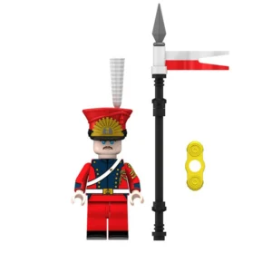 Minifigure - Lancer of the French Imperial Guard (Dutch Squadron) Red Lancers (LEGO Compatible)