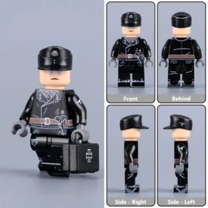 Minifigure - Michael Wittmann, German Panzer (tank) commanders of World War II (LEGO Compatible)