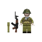 Minifigure - North Vietnamese Army (NVA) infantryman from the Vietnam War (LEGO Compatible)