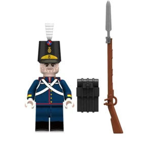 Minifigure - Portuguese Line Infantryman (specifically from the 8th Infantry Regiment) during the Napoleonic Wars (LEGO Compatible)