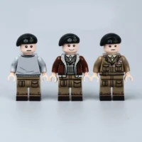 Minifigure - Field Marshal Bernard "Monty" Montgomery in three different outfits British Army commanders of World War II (LEGO Compatible)
