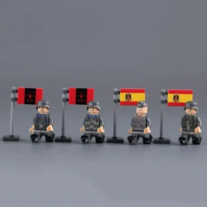Minifigure - Spanish Blue Division (250th Infantry Division) that fought with the German Army in WWII (LEGO Compatible)