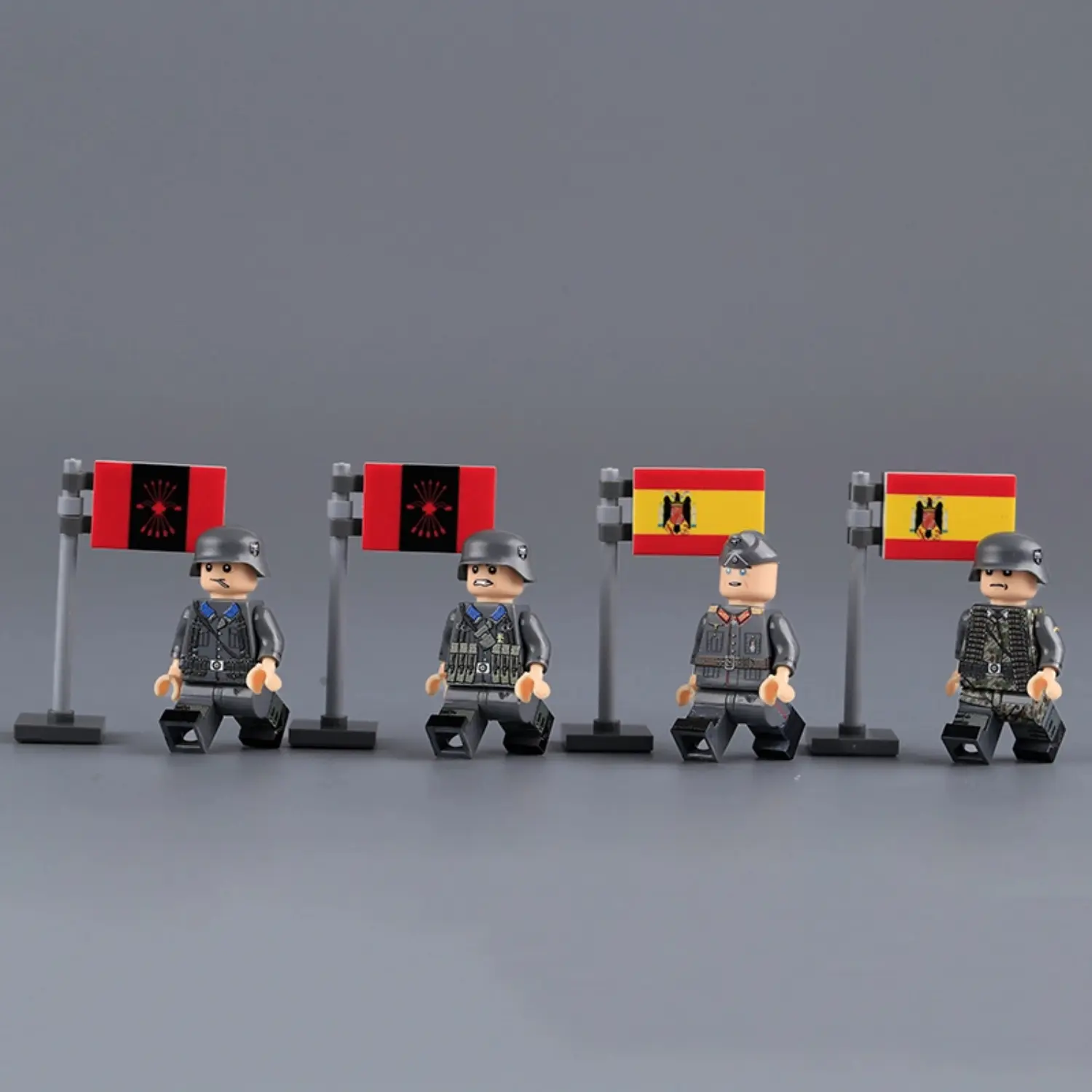 Minifigure - Spanish Blue Division (250th Infantry Division) that fought with the German Army in WWII (LEGO Compatible) Minifigure - Spanish Blue Division (250th Infantry Division) that fought with the German Army in WWII (LEGO Compatible)