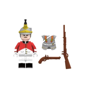 Minifigure - Spanish Cuirassier, a member of the heavy cavalry of the Spanish Army during the Napoleonic Wars (LEGO Compatible)