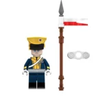 Minifigure - Uhlan of the Vistula Regiment (Vistula Legion Lancer), a Polish cavalryman serving in the French Army during the Napoleonic Wars (LEGO Compatible)