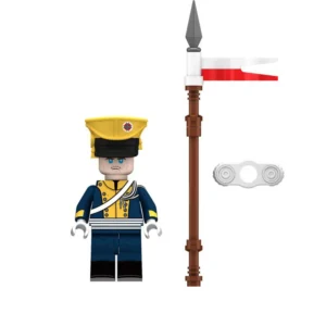 Minifigure - Uhlan of the Vistula Regiment (Vistula Legion Lancer), a Polish cavalryman serving in the French Army during the Napoleonic Wars (LEGO Compatible)