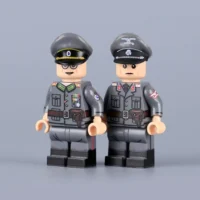 Minifigure - high-ranking officers from two different German foreign volunteer legions during World War II (LEGO Compatible)