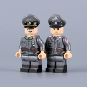 Minifigure - high-ranking officers from two different German foreign volunteer legions during World War II (LEGO Compatible)