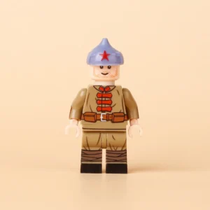 Minifigure – Soviet Red Army soldier Semyon Budyonny's 1st Cavalry Army from the Russian Civil War (LEGO Compatible)