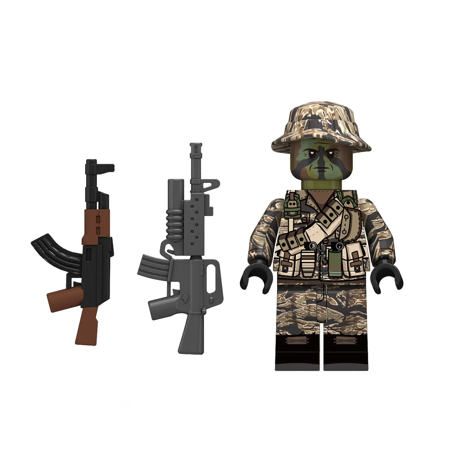 Minifigure – U.S. Special Forces operator from the Vietnam War (LEGO Compatible)