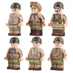 Minifigure – United States Army participated in the D-Day invasion of Normandy in 1944 during World War II (LEGO Compatible)
