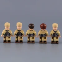 the back of Minifigure - German soldiers from the Deutsches Afrikakorps (DAK) during the North African Campaign of World War II (LEGO Compatible) Minifigure - German soldiers from the Deutsches Afrikakorps (DAK) during the North African Campaign of World War II (LEGO Compatible)