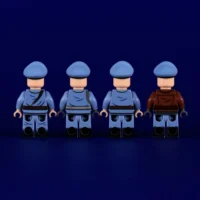 the back of Minifigure - High Command and Elite Pilots of the German Luftwaffe (Air Force) during World War II (LEGO Compatible)