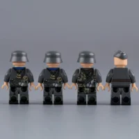 the back of Minifigure - Spanish Blue Division (250th Infantry Division) that fought with the German Army in WWII (LEGO Compatible) Minifigure - Spanish Blue Division (250th Infantry Division) that fought with the German Army in WWII (LEGO Compatible)