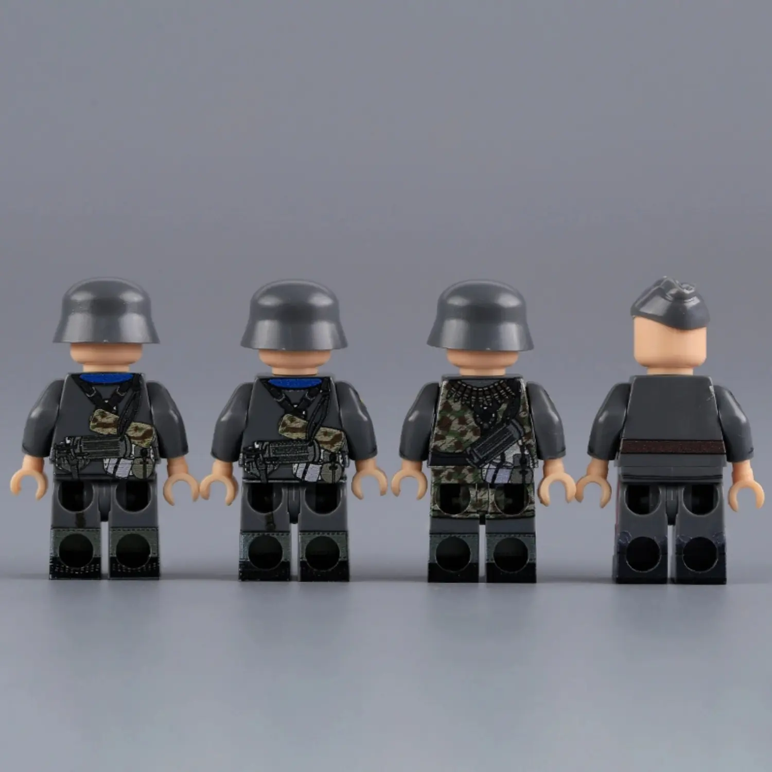 the back of Minifigure - Spanish Blue Division (250th Infantry Division) that fought with the German Army in WWII (LEGO Compatible) Minifigure - Spanish Blue Division (250th Infantry Division) that fought with the German Army in WWII (LEGO Compatible)