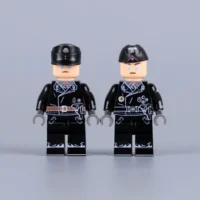 Minifigure - German Waffen-SS Panzer (tank) commanders from World War II (LEGO Compatible)