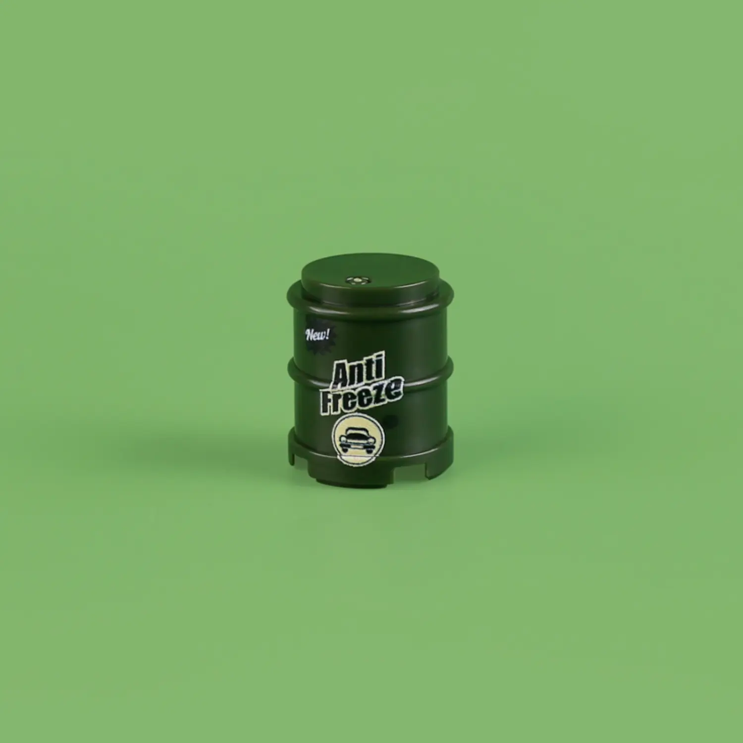 Custom Piece Miniature – Anti-Freeze Coolant Drum – 3D Print for LEGO Minifigure Custom Piece Miniature – Anti-Freeze Coolant Drum – 3D Print for LEGO Minifigure