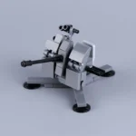 Custom Piece MOC Miniature – German 2 cm Flak 38 anti-aircraft Gun cannon – 3D Print for LEGO minifigure