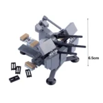 Custom Piece MOC Miniature – German 2 cm Flakvierling 38 Anti-Aircraft Gun – 3D Print for LEGO minifigure