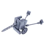 Custom Piece MOC Miniature – German 7.5 cm PaK 40 Anti-Tank Gun – 3D Print for LEGO minifigure