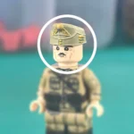 Custom Piece Miniature – German Infantry M43 Field Cap – 3D Print for LEGO minifigure