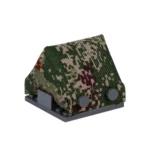 Custom Piece Miniature – Military Camouflage Pup Tent green digital pixelated camouflage pattern – 3D Print for LEGO minifigure