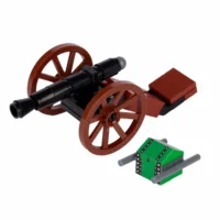Custom Piece MOC Miniature – Napoleon Cannon Artillery Set – 3D Print for LEGO minifigure