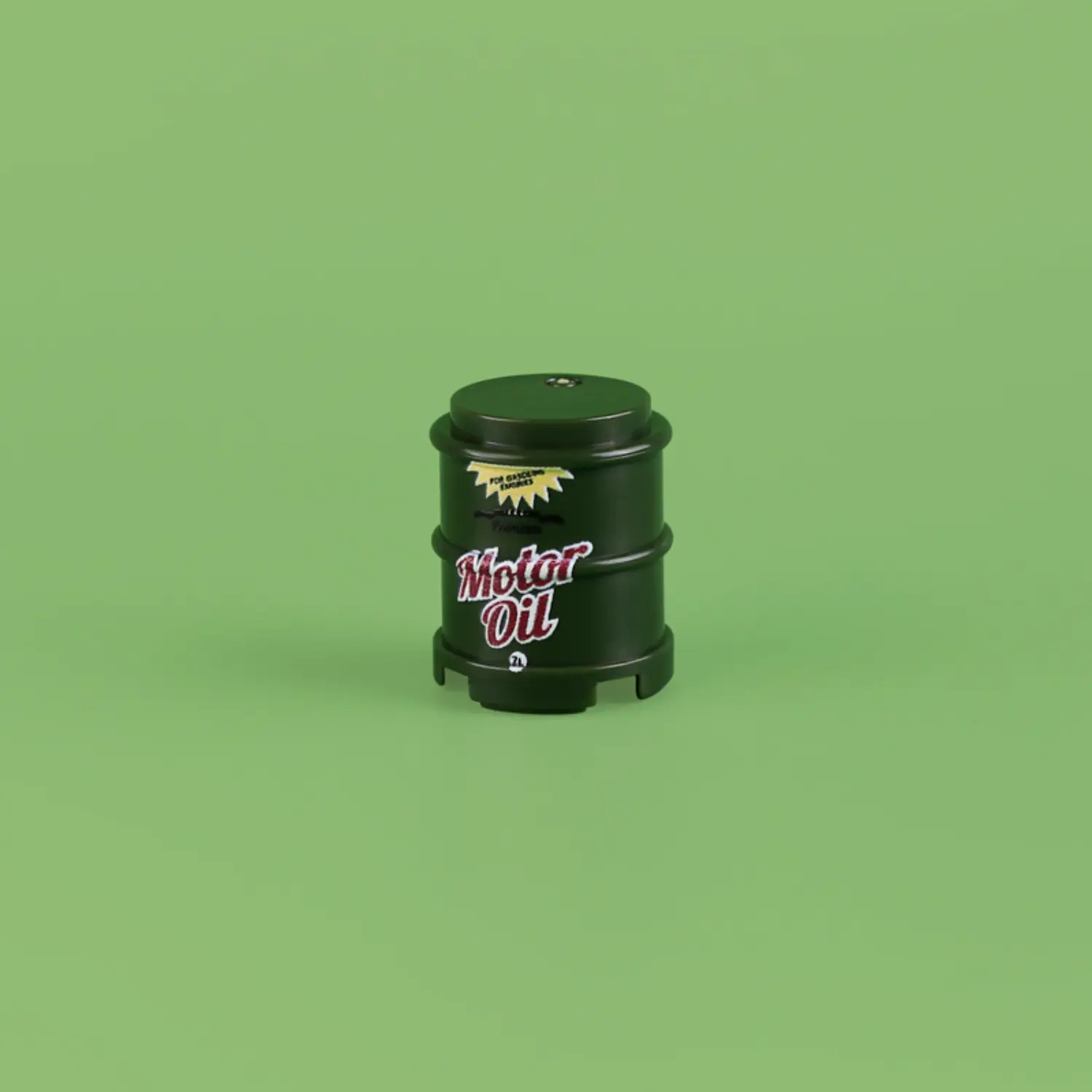 Custom Piece Miniature – Premium Motor Oil Drum – 3D Print for LEGO Minifigure Custom Piece Miniature – Premium Motor Oil Drum – 3D Print for LEGO Minifigure