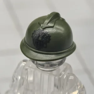Custom Piece Miniature – Russian Imperial Adrian Helmet (Green) – 3D Print for LEGO minifigure