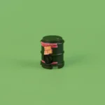 Custom Piece Miniature – Tire Glue Industrial Drum – 3D Print for LEGO Minifigure
