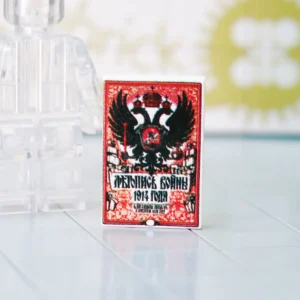 Custom Piece Printed Tile – Russian Imperial WWI Propaganda Poster Tile – 3D Print for LEGO minifigure