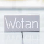 Custom Printed tile – German A7V Tank "Wotan" Nameplate Tile – 3D Print Miniature for LEGO minifigure
