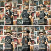 Minifigure - German Army Infantry Squad WWII (LEGO Compatible)