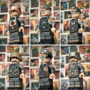 Minifigure - German Army Infantry Squad WWII (LEGO Compatible)
