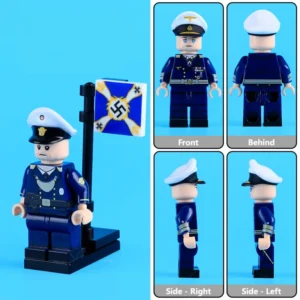 Minifigure - German Naval Coastal Police (Marine Küstenpolizei) (LEGO Compatible)