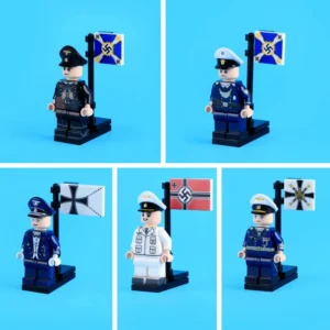 Minifigure - German Navy (Kriegsmarine) World War II (LEGO Compatible)