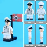 Minifigure - German Navy Lieutenant (Oberleutnant zur See) (LEGO Compatible)