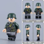 Minifigure - German Non-Commissioned Officer (NCO) Sergeant from the early stages of World War II (LEGO Compatible)