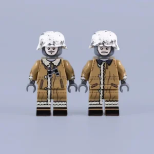 Minifigure - German Soldiers in Winter Camouflage from World War II (LEGO Compatible)