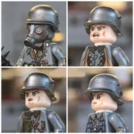 Minifigure - German "Zombie" or Battle-Damaged Stormtroopers WWI (LEGO Compatible)