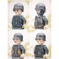 Minifigure - German Zombie or Battle-Damaged Stormtroopers WWI (LEGO Compatible)