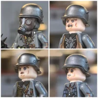 Minifigure - German Zombie or Battle-Damaged Stormtroopers WWI (LEGO Compatible)