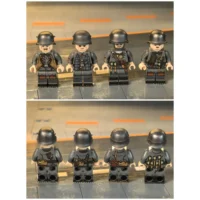 Minifigure - German Zombie or Battle-Damaged Stormtroopers WWI (LEGO Compatible)