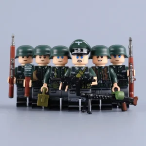 Minifigure - German infantry squad (Wehrmacht) from World War II (LEGO Compatible)