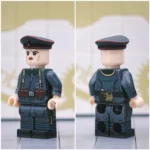 Minifigure - German/Bavarian Dispatch Runner (Meldegänger) with Field Cap from World War I (LEGO Compatible)