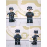 Minifigure - German/Bavarian Dispatch Runner (Meldegänger) with helmet from World War I (LEGO Compatible)