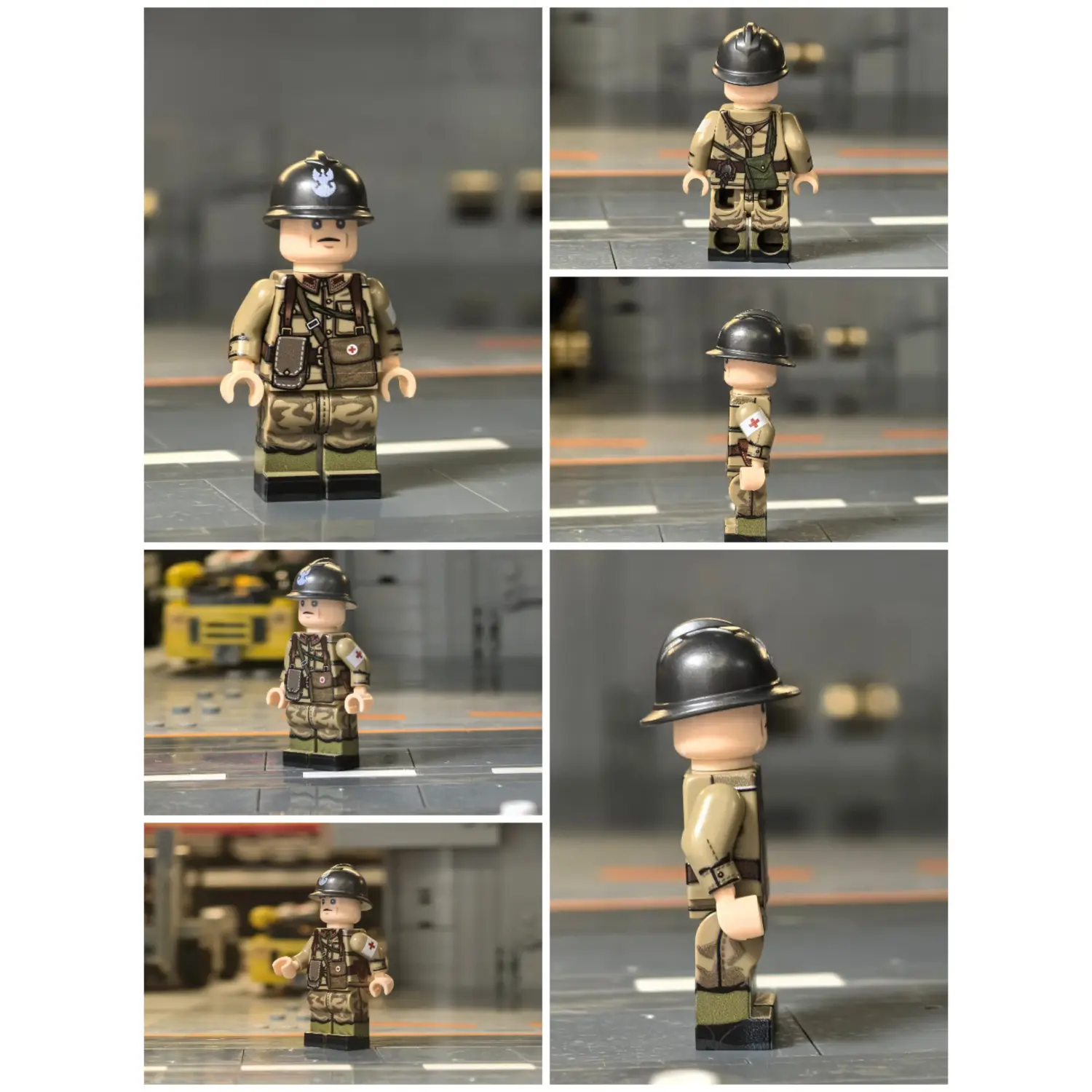 Minifigure - Polish Army Medic (Sanitariusz) WWII (LEGO Compatible)