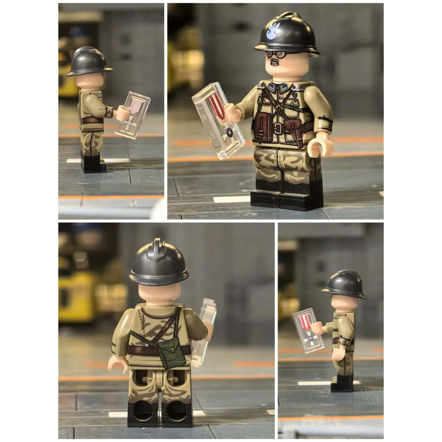 Minifigure - Polish Army NCO (Non-Commissioned Officer) WWII (LEGO Compatible)