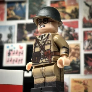 Minifigure - Polish Army Officer Reservist Commander (1939) WWII (LEGO Compatible)
